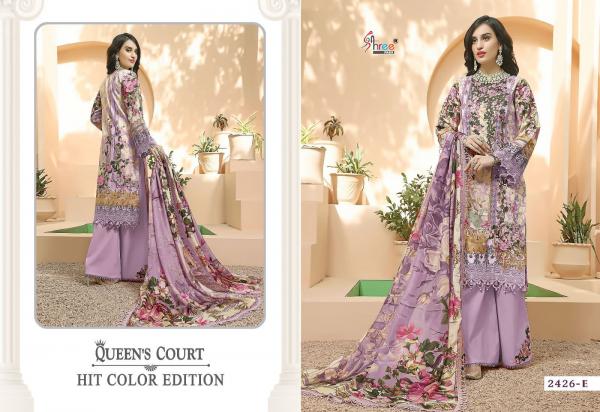 Shree Queens Court Hit Color Edition Cotton Dupatta Pakistani Suit Collection